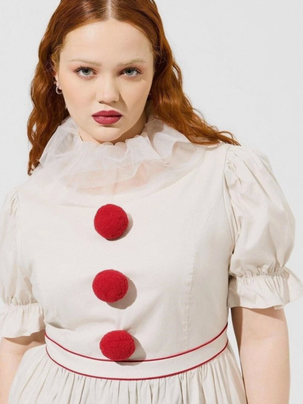 Torrid Pennywise IT Warner Bros Mini Dress Costume Size 2 OWO - Picture 6 of 8
